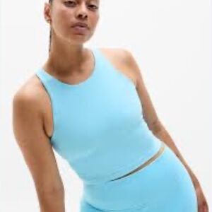 Athleta Teal Crop Top